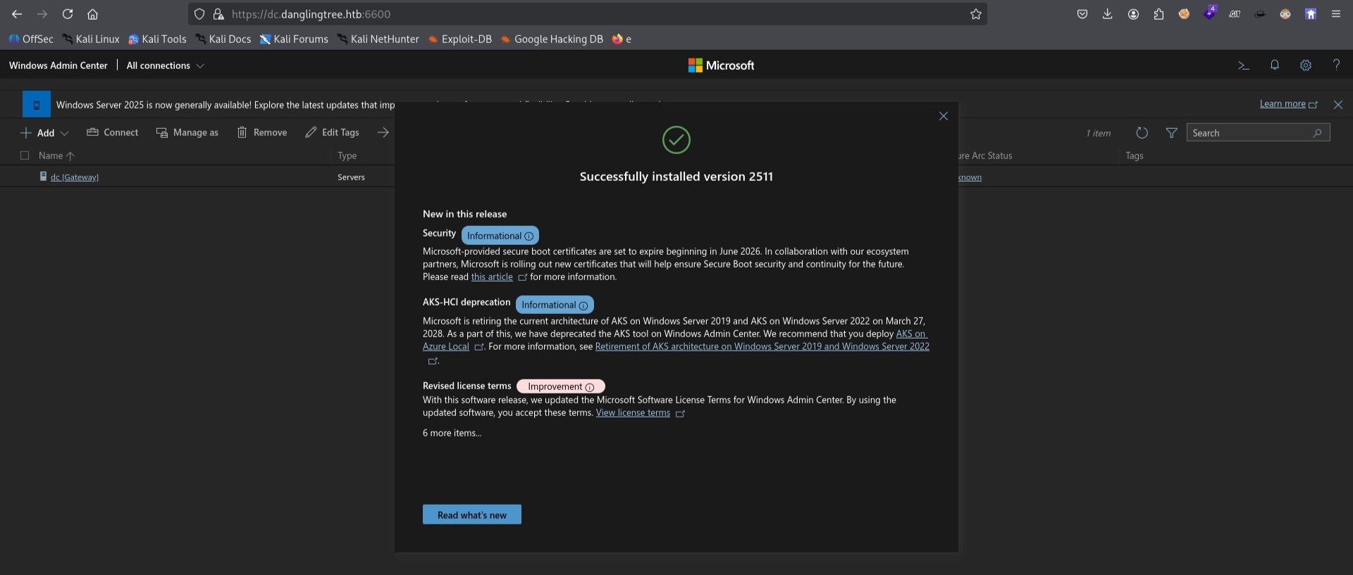 DanglingTree completion